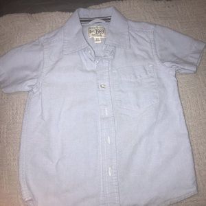 Toddler boy short sleeve button up